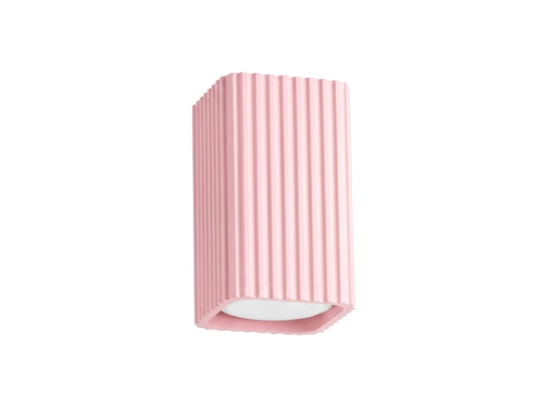  Plafonnier rayo 10 rose aluminium moderne 10x6x6cm SL.3275 - Conforama A