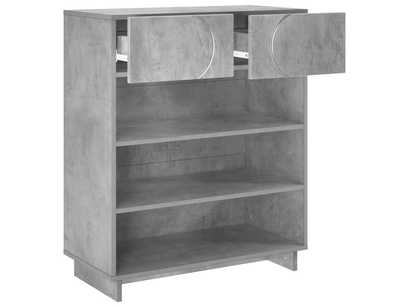  Meuble à chaussures, armoire à chaussures 73x38x87,5 cm bois d'ingénierie shl155  - Conforama C