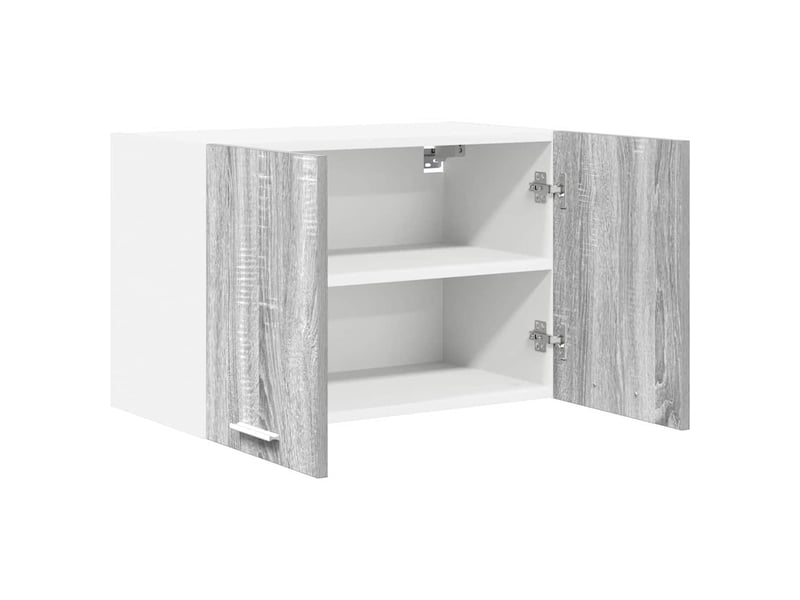  Meuble de rangement, armoire suspendue gris sonoma et blanc 60x31x40cm  - Conforama E