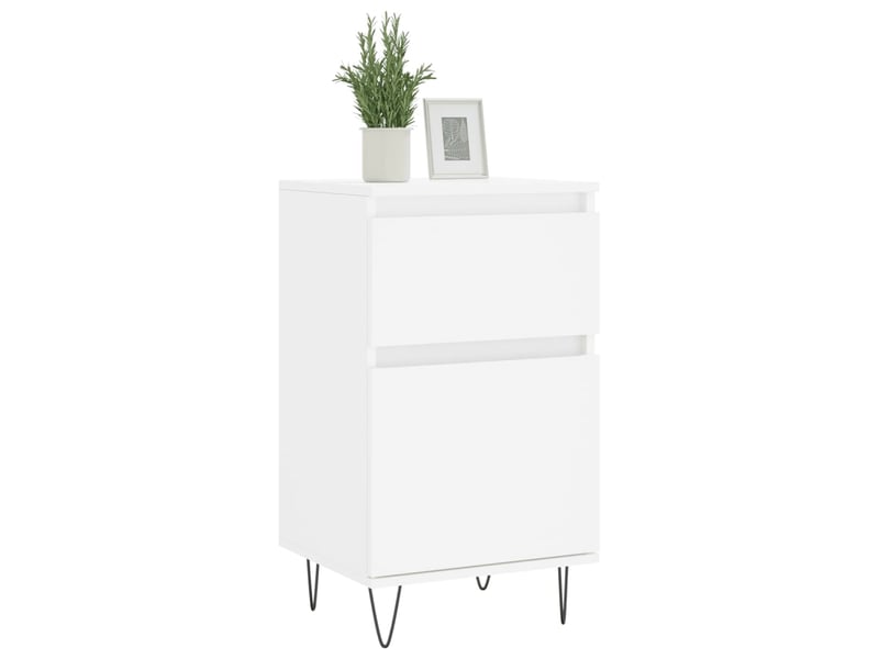  Buffet - bahut - meuble de rangement blanc 40x35x70 cm bois d’ingénierie  - Conforama C