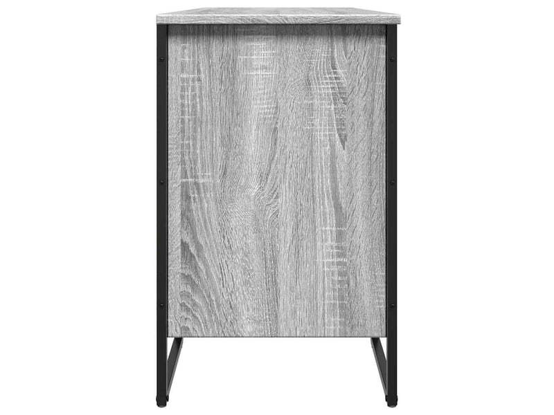  Meuble à chaussure, armoire à chaussures sonoma gris 90x38x61,5cm bois d'ingénierie  - Conforama E