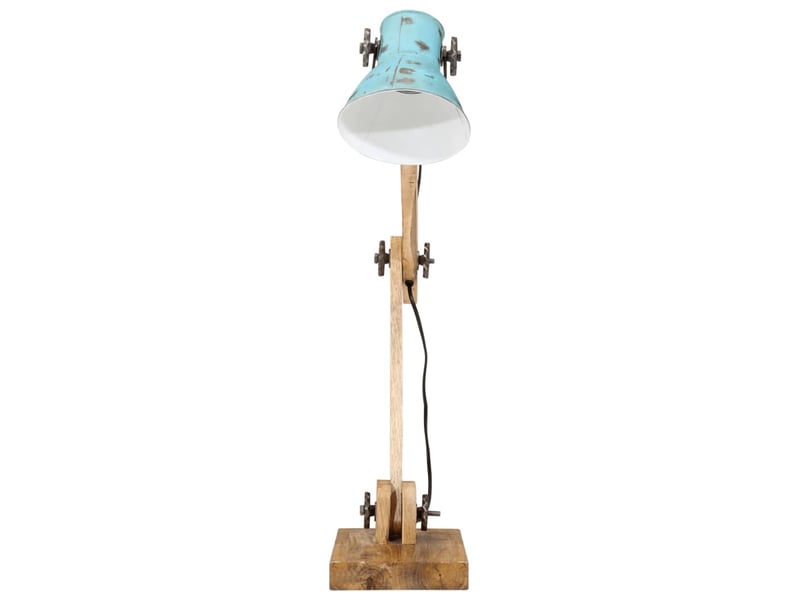  Lampe de bureau 25 w bleu délavé 23x18x96 cm e27  - Conforama C