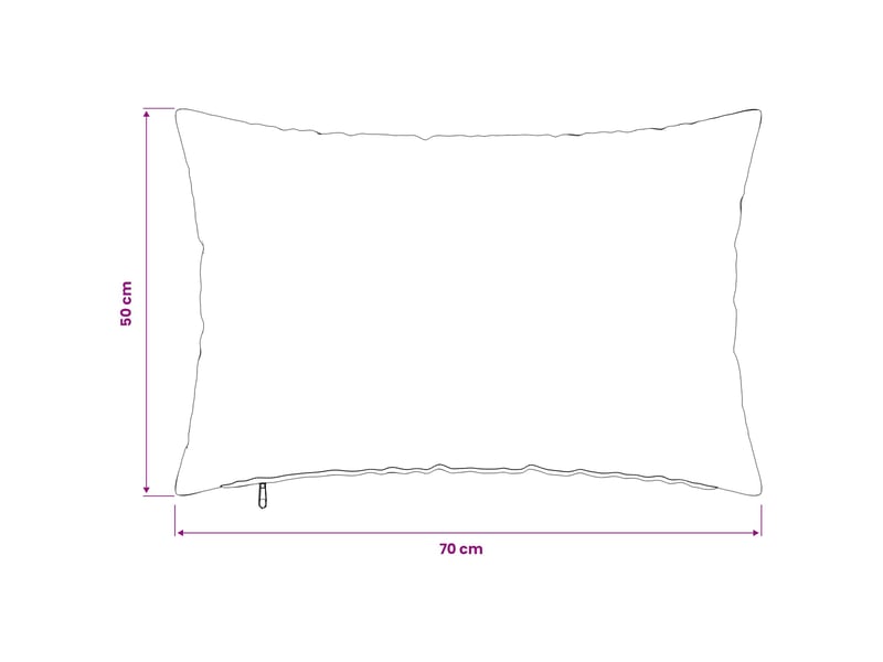 Lot de 6 housses de coussin heerlen vert foncé 50 x 70 cm tissu cf49771 - Conforama E