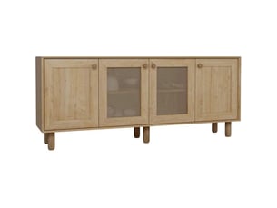 Buffet 4 porte(s)  0 tiroir(s) HANAH HOME  - 180 cm coloris marron 