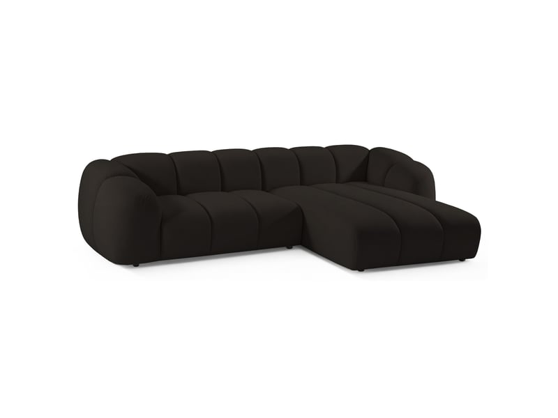 Selsey millma - canapé d'angle - 300 cm - velours marron Millma - Conforama A