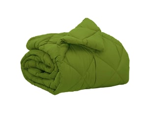 Duvet - couette complet toute l'année vert 155 x 220 cm microfibre