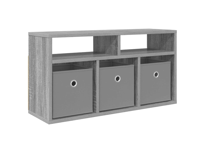  Meuble tv - basboard avec tiroir gris sonoma 72 x 22,5 x 38 cm  - Conforama A
