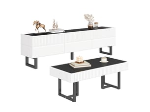 Meuble tv coloris bicolore 170 cm   
