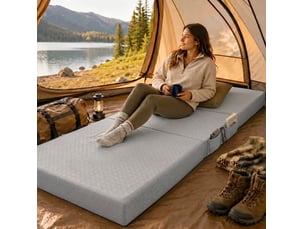 Matelas 90x200 cm TCQPZ Mousse + mémoire de forme soutien Souple épaisseur 15 cm