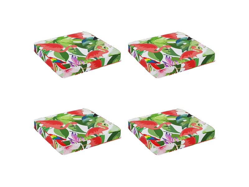 Lot de 4 coussins de siège, coussins d'assise vught 100 % polyester cf60697 - Conforama A