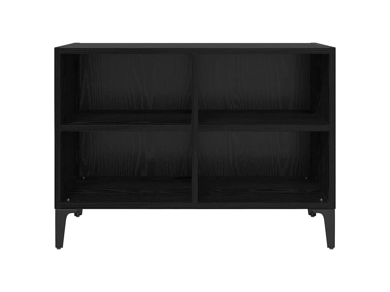  Ensemble meuble tv - banc tv - meuble de rangement montage mural noir bois d’ingénierie  - Conforama E