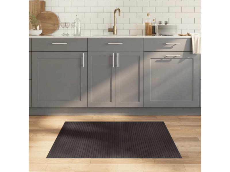  Tapis rectangulaire en bambou marron foncé 80x100 cm - comfortxl 376773 - Conforama B