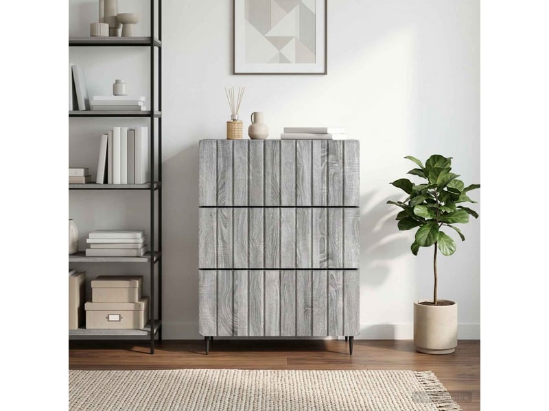  Armoire de rangement bureau, armoire à tiroirs 66 x 34,5 x 92 cm bois d'ingénierie shl2010  - Conforama D