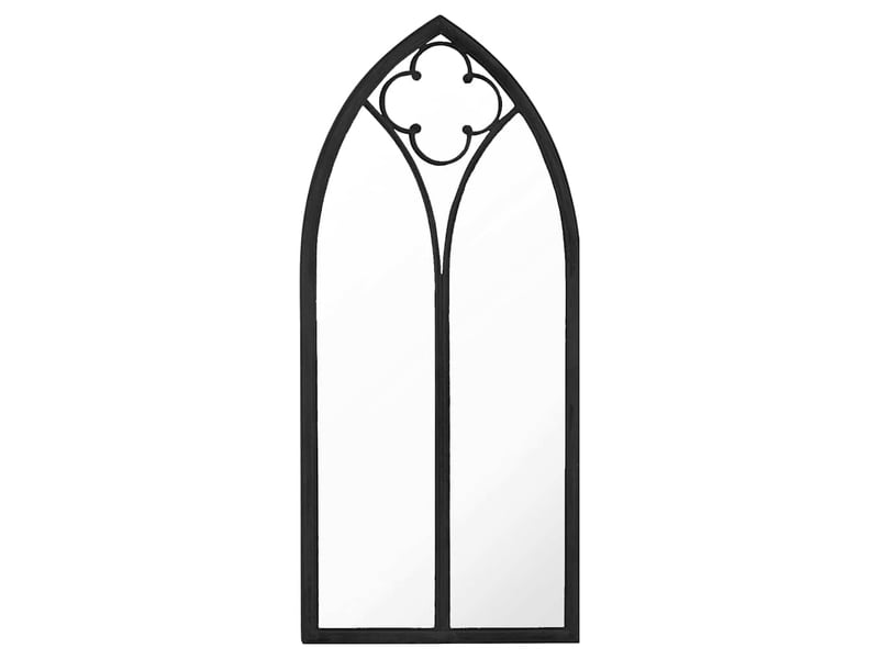  Miroir, miroir décoratif noir 70x30 cm fer pour utilisation à l'intérieur cf62899  - Conforama A