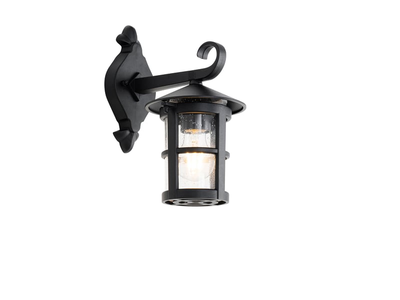 Lanterne murale d'extérieur classique noire ip44 - herb  - Conforama A