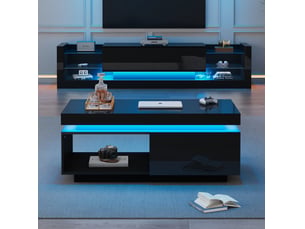 Meuble tv coloris noir 181 cm TCQPZ