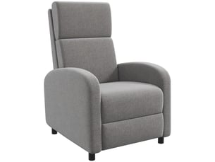 Fauteuil relax manuel  <strong></strong> Tissu gris