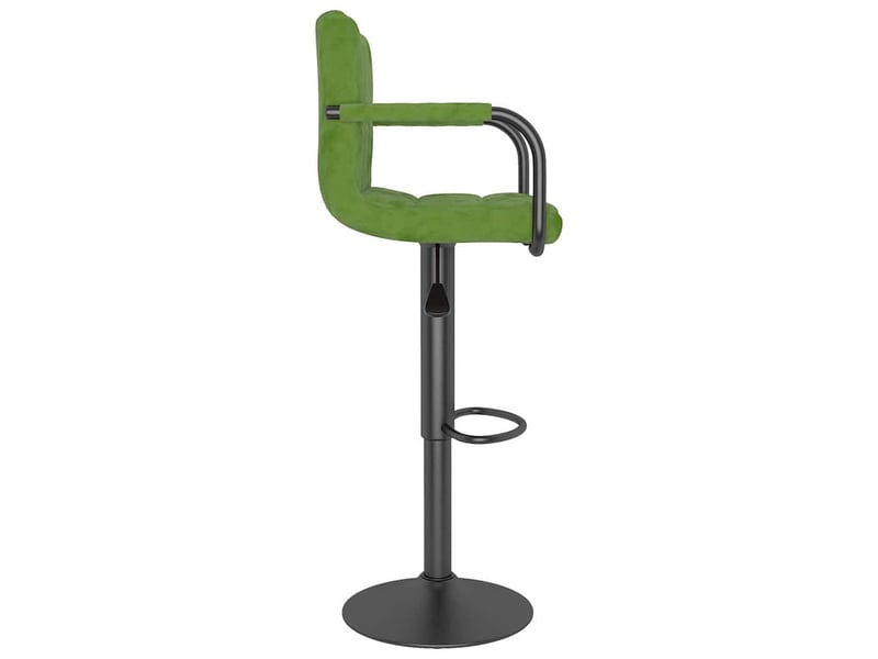  Lot de 2 tabouret de bar, chaise de bar vert clair velours shl67036  - Conforama E