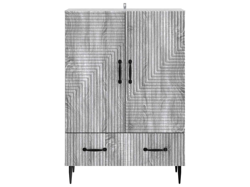 Buffet - bahut - meuble de rangement sonoma gris 66 x 34,5 x 95 cm bois d'ingénierie  - Conforama E