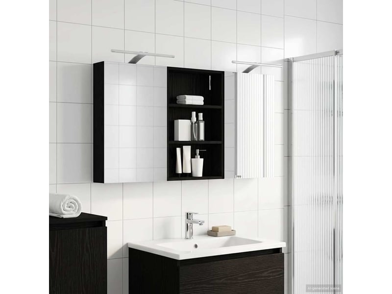  Ensemble de meubles de salle de bain 3 pcs 120x10.5x60.5 cm shl8793  - Conforama B
