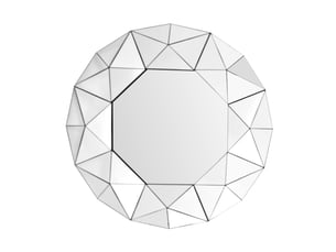 Miroir rectangulaire à poser coloris argenté <strong></strong>  <strong></strong> - 4.4 cm x 70 cm