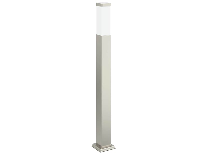 Lot de 3 borne lumineuse 80 cm acier inoxydable ip44 shl9540 - Conforama D