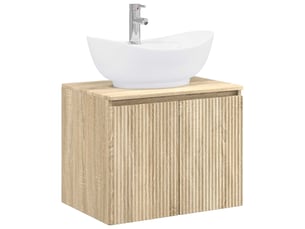 Ensemble de mobilier de salle de bain chêne sonoma cf64664