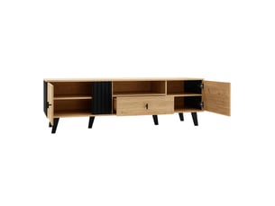 Meuble tv coloris noir  WISHDOR  