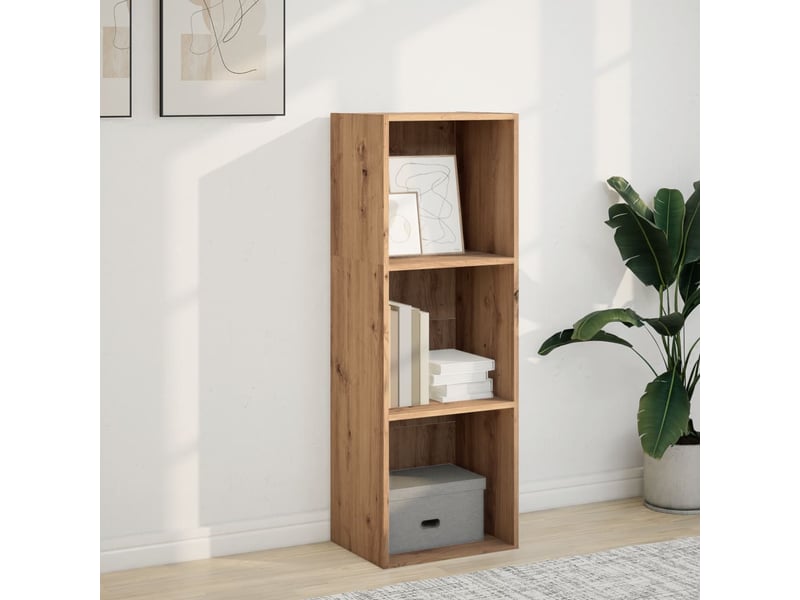  Bibliothèque, étagère de rangement chêne artisanal 40x30x114 cm bois d'ingénierie  - Conforama C
