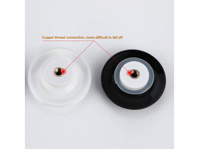  Lemroe 2 pcs bouchon de vidange en cuivre,anti-fuite,filtre de vidange d'évier avec couvercle en céramique (noir + or,taille : 6,6 cm)  - Conforama C