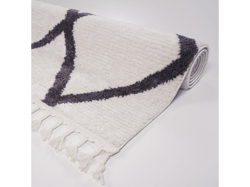 Ouarain - tapis berbère asni 200 x 290 cm Z-BERBER200290502IVORY - Conforama E
