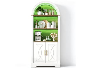 Buffet 2 porte(s) <strong></strong> <strong>Morn Vibe</strong> - 76.2 cm coloris blanc