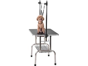 Table pliable pour compagnons avec bras réglable 90 x 60 x 76 cm evryae