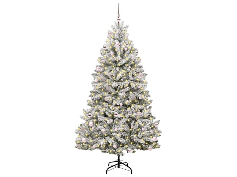  Sapin de noël - arbre de noël artificiel 240 cm 300 led blanc chaud  - Conforama C