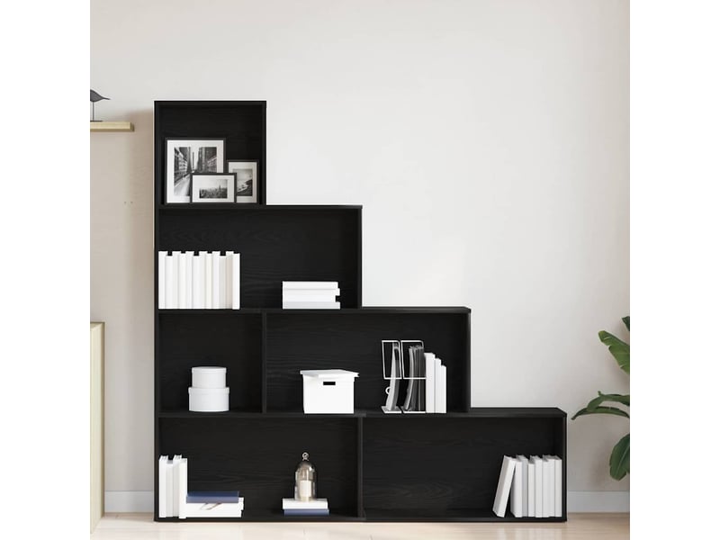  Bibliothèque 6 niveaux, armoire à livres 155 x 24 x 160 cm bois d'ingénierie  - Conforama D