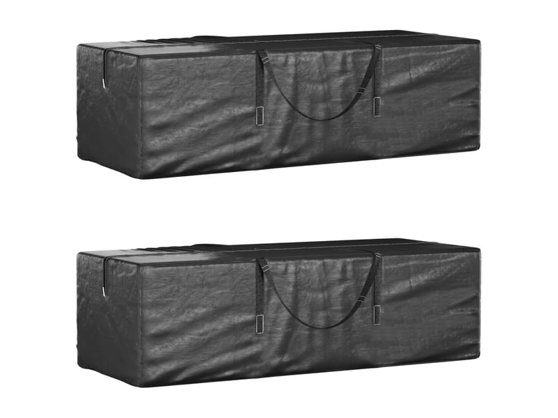  Sacs de rangement pour sapin de noël 2 pcs noir polyéthylène  - Conforama B