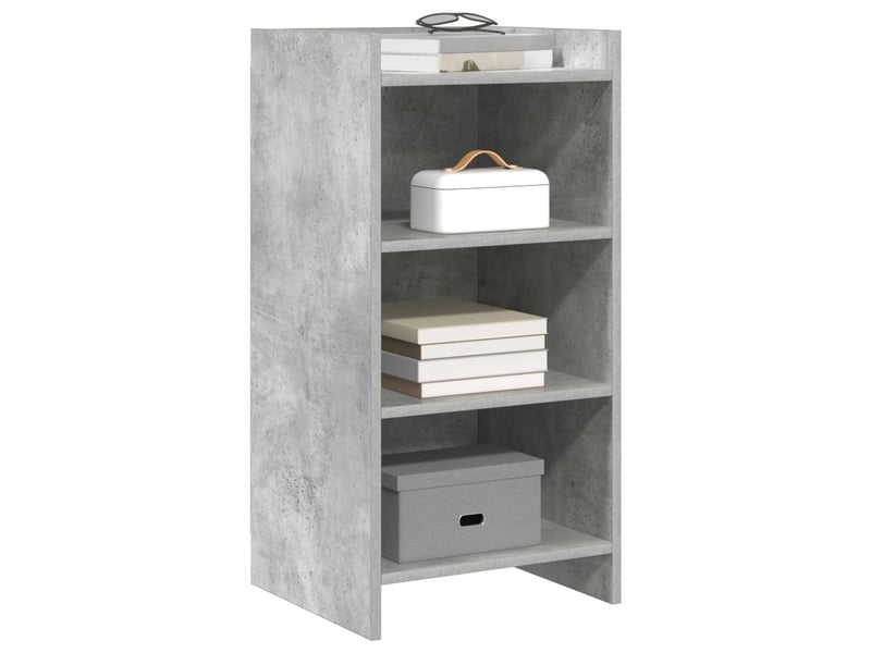  Buffet - bahut - meuble de rangement gris béton 40 x 36 x 80 cm bois d'ingénierie  - Conforama C