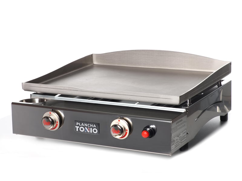  Plancha gaz lagoa 2 feux tout inox  - Conforama A