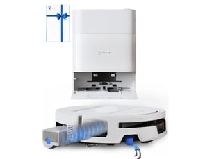 Aspirateur robot aspirant et lavant ECOVACS 40kPa,Version Améliorée du T90 - connectée Navigation laser