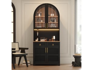 Vitrine coloris noir  <strong></strong> <strong></strong> - 80 cmx180 cm