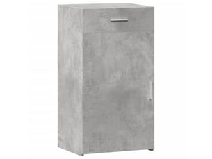 Buffet cuisine, meuble de rangement, bahut gris béton 50x42,5x93 cm bois d'ingénierie shl74478