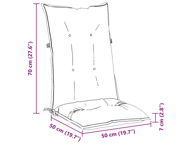 Lot de 2 coussins d'extérieur, coussins de chaise tissu bleu et blanc 120 x 50 x 7 cm cf56399 - Conforama E