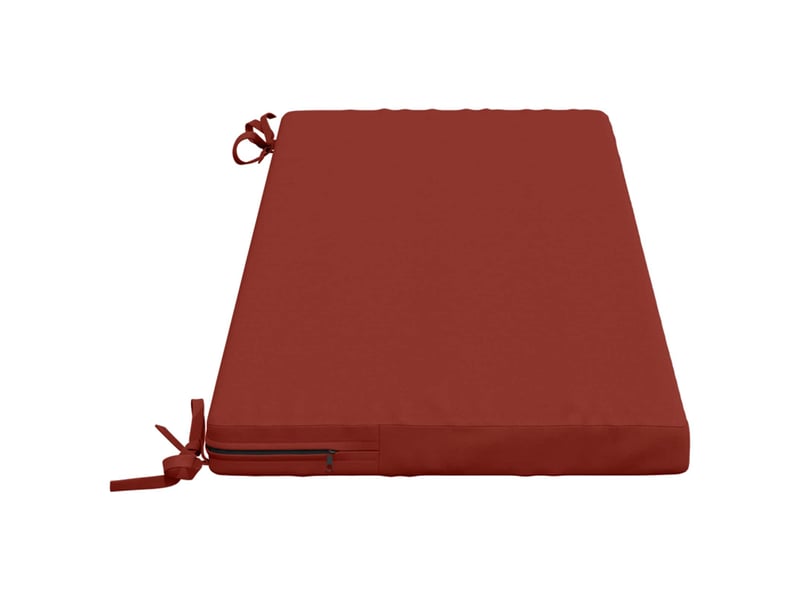 Coussin de banc, coussin d'assise, coussin de canapé soest 100 % polyester rouge 120 x 40 x 5 cm cf53492 - Conforama D
