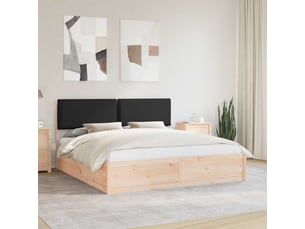 Lit 2 places 180x200 cm coloris noir