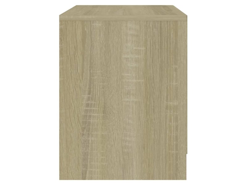  Lot de 2 tables de chevet - cabinet de chevet - table de nuit chêne sonoma bois d'ingénierie  - Conforama E