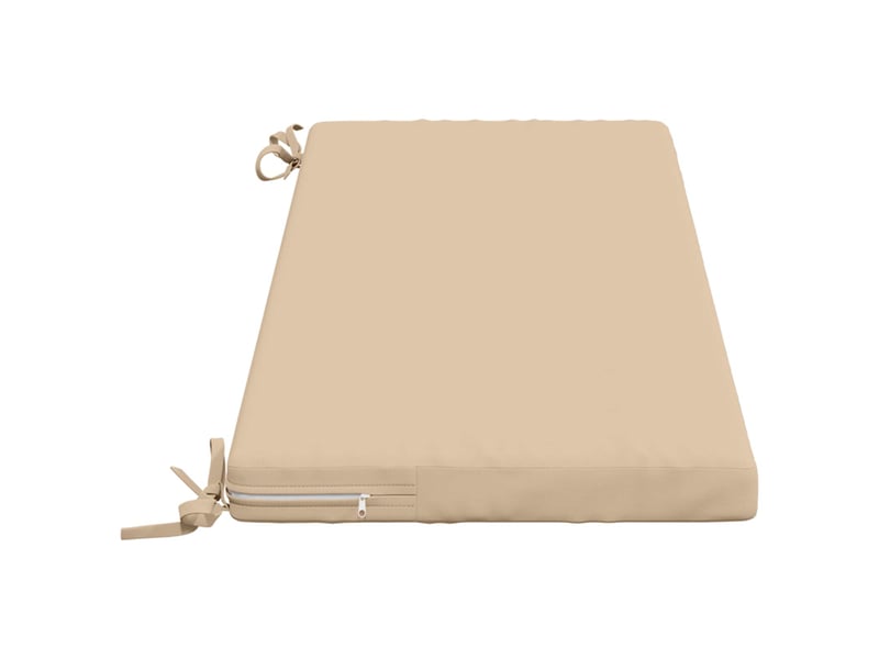  Coussin de banc, coussin d'assise, coussin de canapé soest 100 % polyester crème 100 x 40 x 5 cm cf53194  - Conforama D