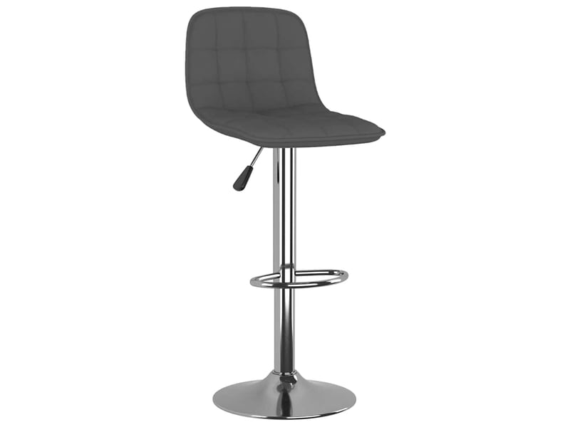  Lot de 2 tabouret de bar, chaise de bar gris foncé tissu shl75104  - Conforama D