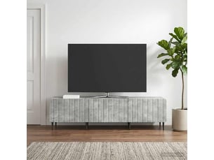 Meuble tv coloris gris 147 cm <strong></strong>  <strong></strong>