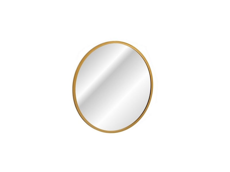  Miroir salle de bain led rond doré 60x60 cm design  - Conforama A