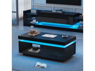 Buffet 4 porte(s) 1 tiroir(s) - 181 cm coloris noir